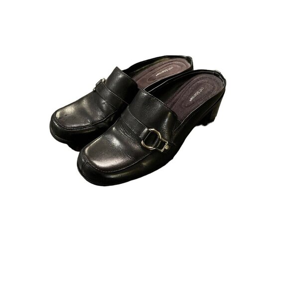 Croft & Barrow Women's Size 6.5 Shoe Slip On Black 2" Square Heel - Picture 1 of 6